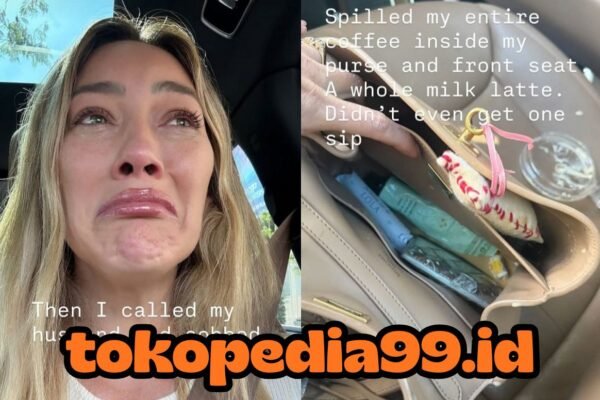 Hilary Duff Mewek setelah Tumpahkan Kopi di Dalam Tas Rp49 Juta Miliknya