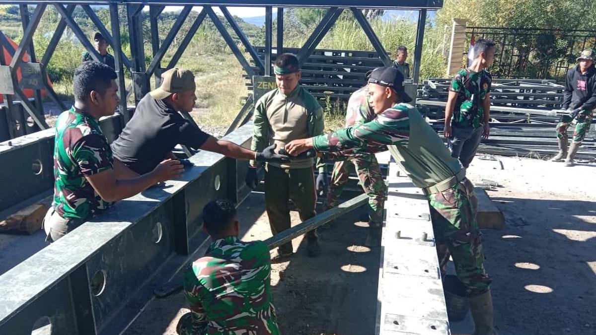 Progres Pembangunan Jembatan Darurat di Aceh Capai 80-97%